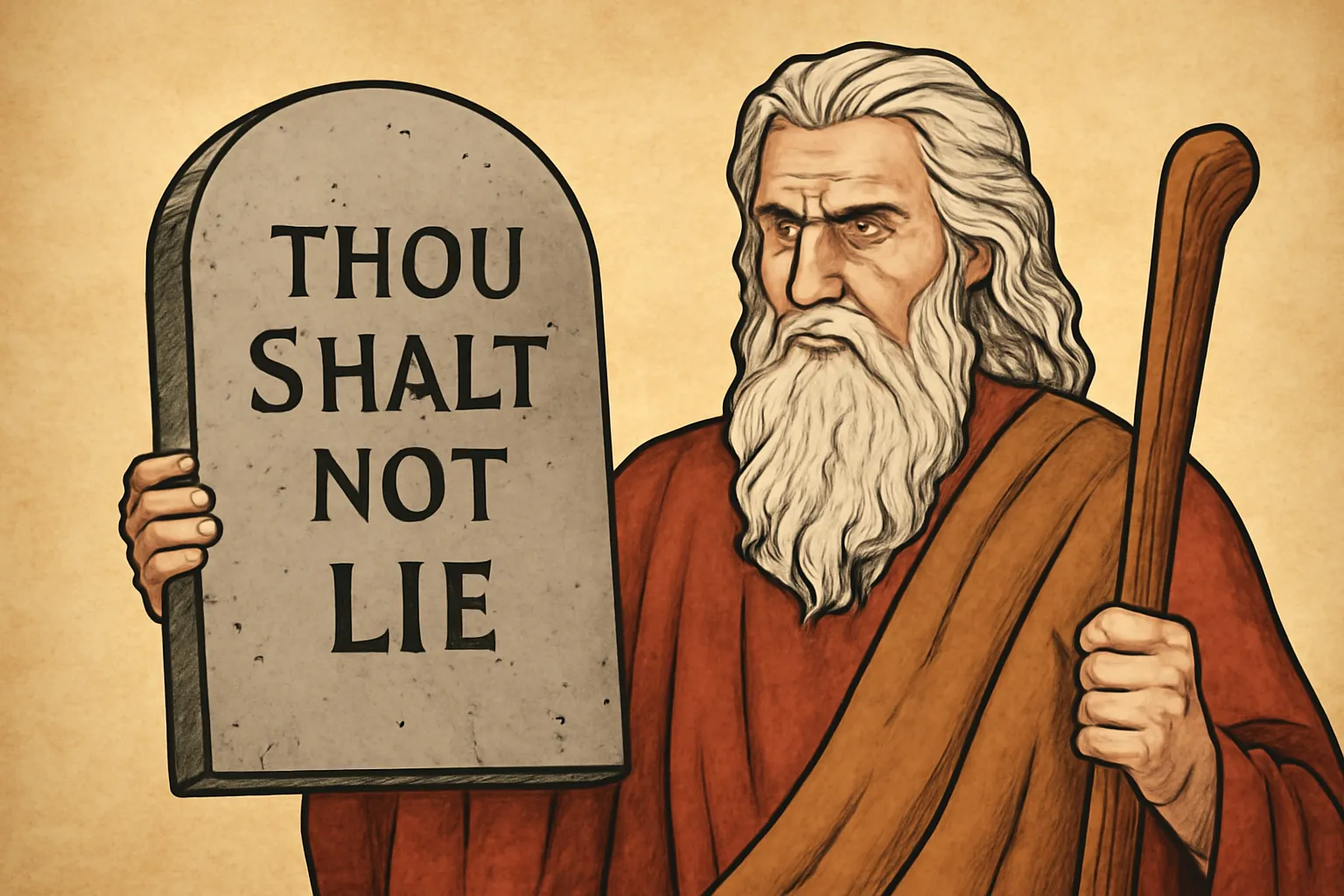 10 commandments thou shalt not lie