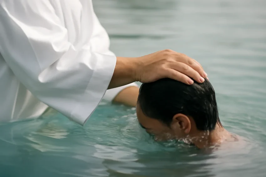 baptism waters