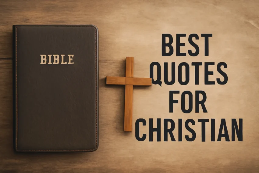 best quotes for christian
