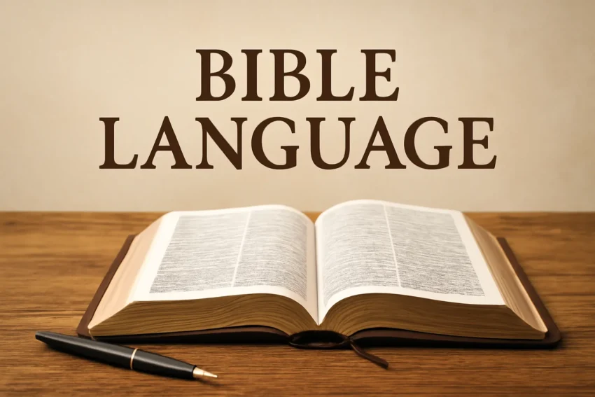 bible language