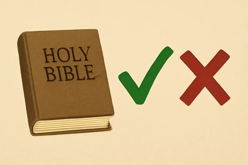 bible questions true or false