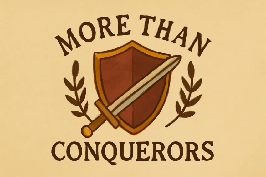 bible verse more than conquerors