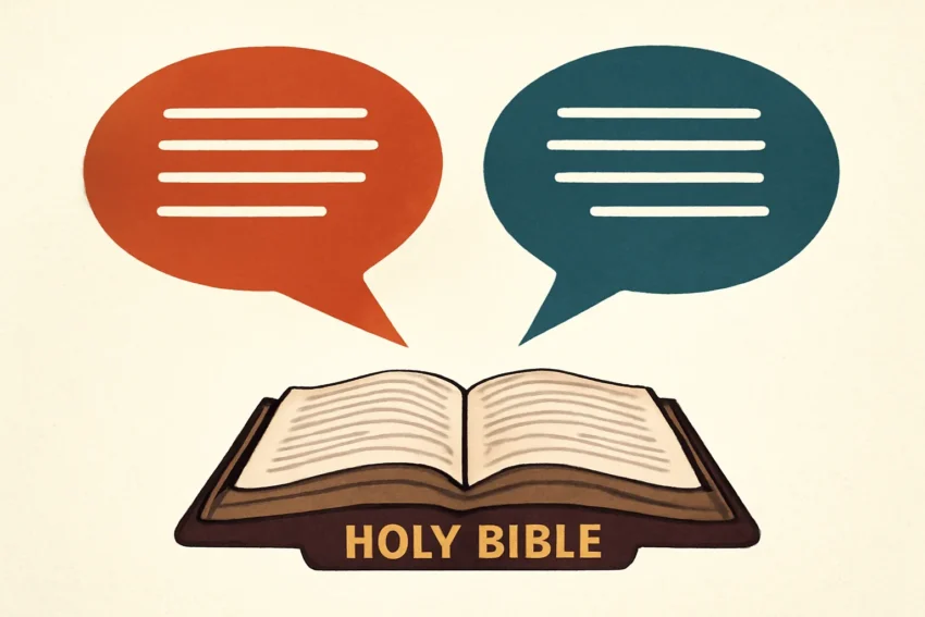 bible verses that contradict each other
