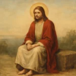 christ sitting