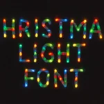 Christmas Light Font: 15 Festive Fonts for Holiday Design christmas light font