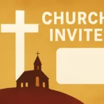 church invite flyer