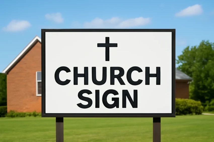 church sign designs