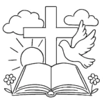 Coloring Page Christian: Free Printable Bible Coloring Pages for Kids coloring page christian